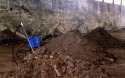 Biodegradation on a decontamination area